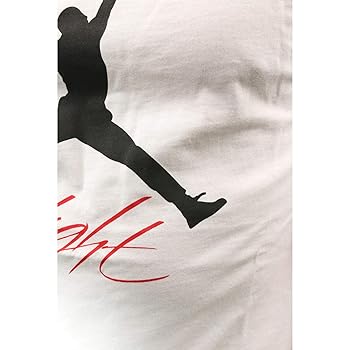 Amazon.com: Jordan AO0664-100: Jumpman Flight White/Black T
